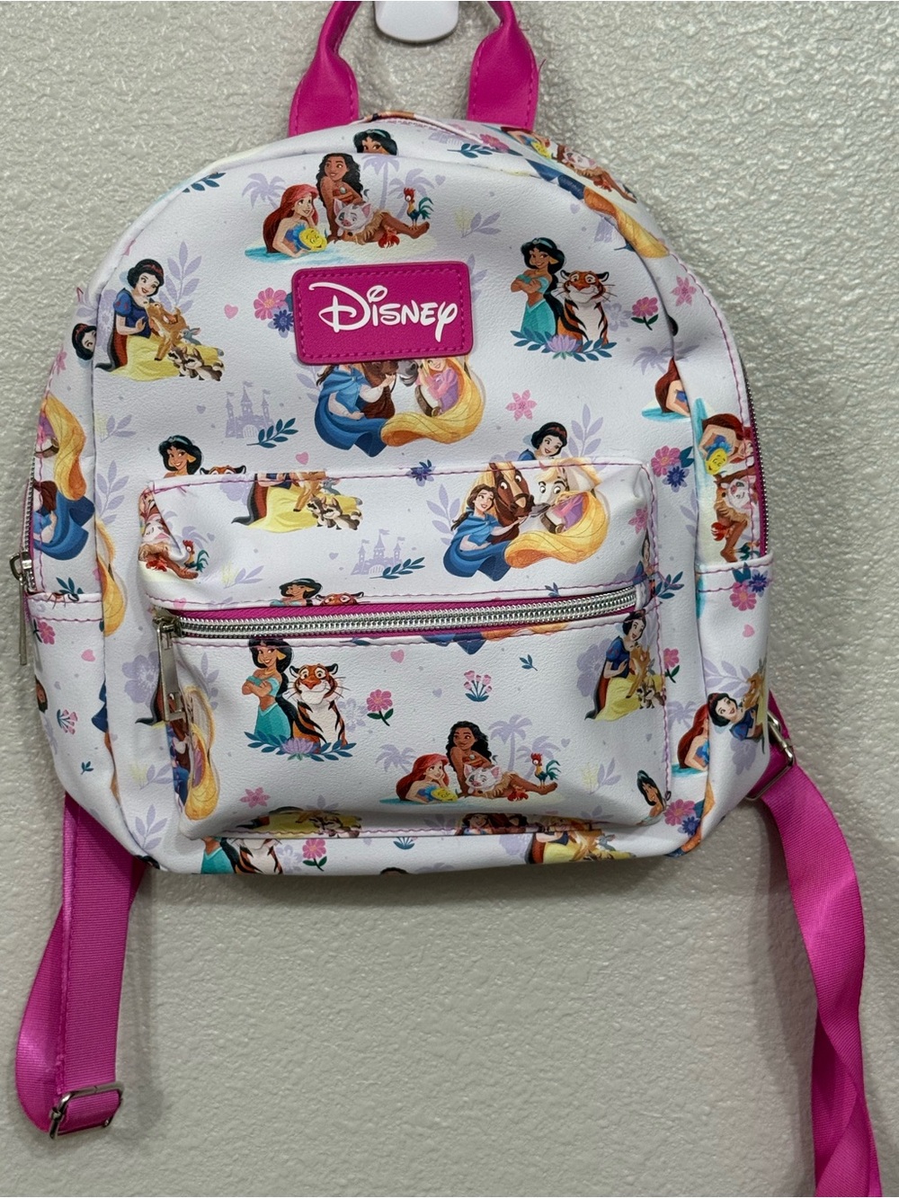 Disney Princess Bioworld Toddler Girls Mini Backpack Pink School Bookbag